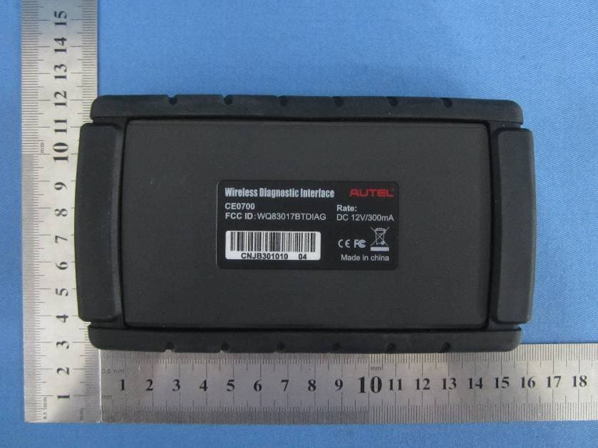 Wireless Diagnostic Interface - FCC ID WQ83017BTDIAG - Autel Intelligent Technology Corp., Ltd. (2)