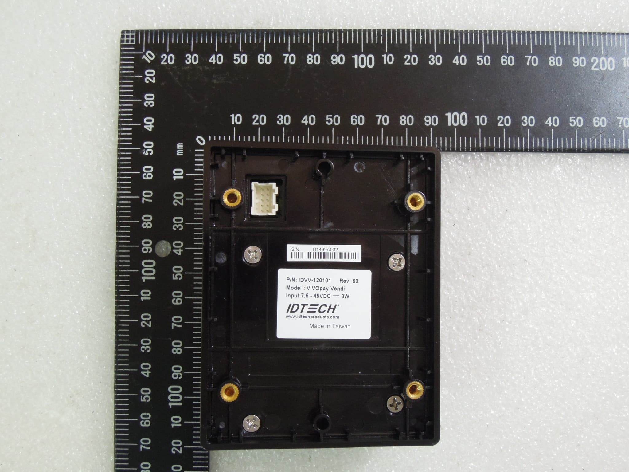 Card Reader - FCC ID WQJ-VENDI - ID TECH