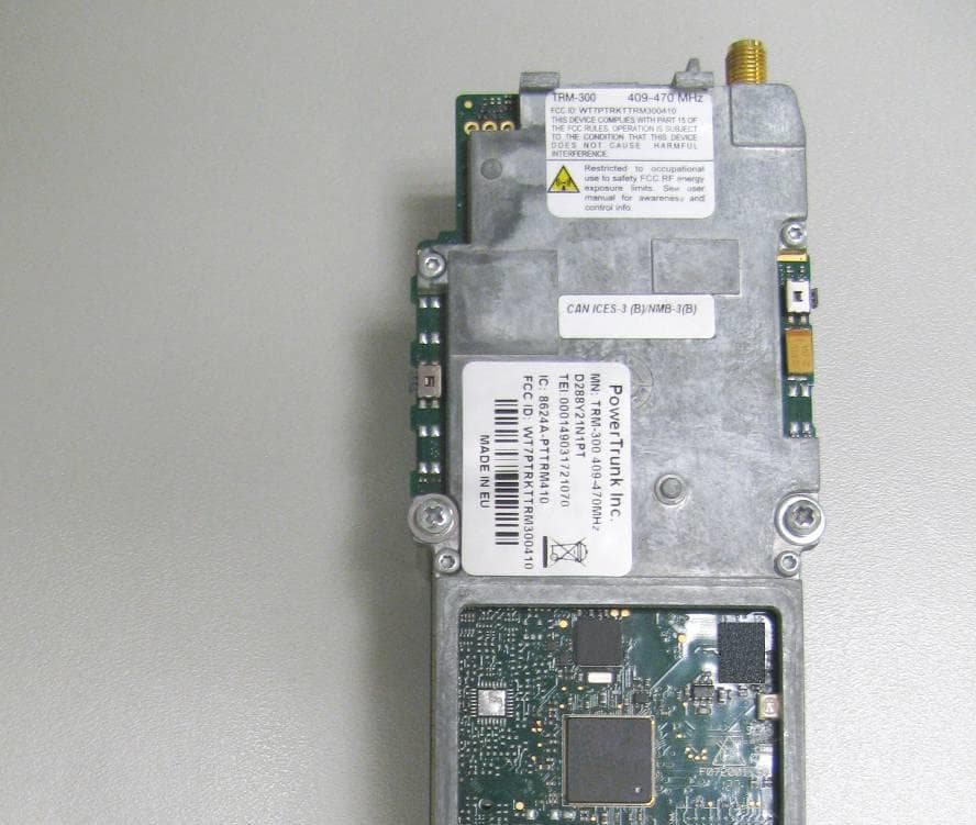TRM-300 TETRA Radiomodem - FCC ID WT7PTRKTTRM300410 - Teltronic S.A.U.