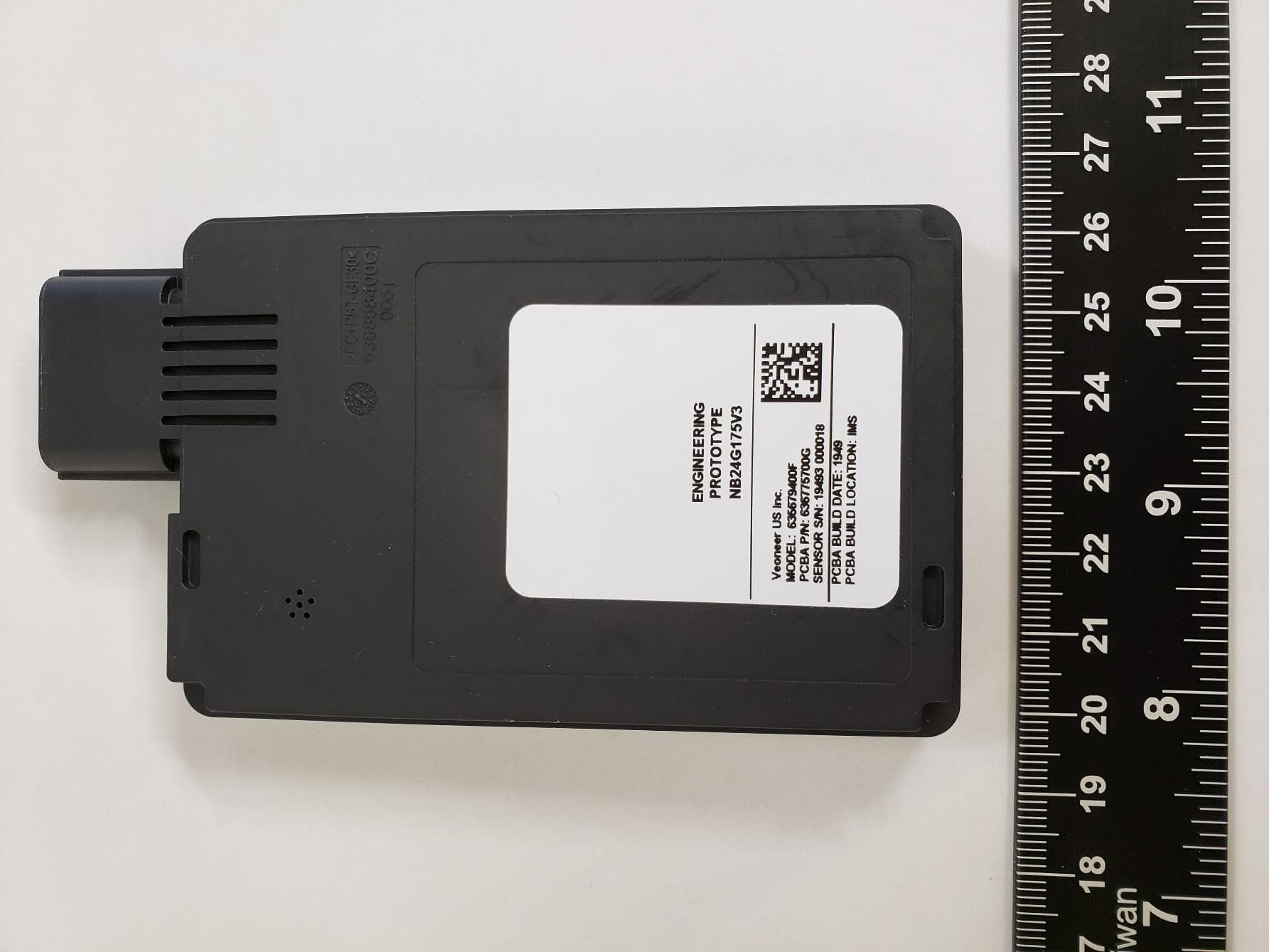 24 GHz SRS Radar Sensor - FCC ID WU8NB24G175V3 - Magna Electronics, LLC