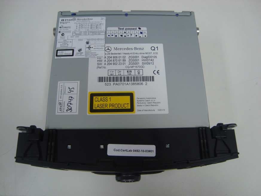 BR204 - FCC ID WUQ-BR204 - Panasonic Automotive Systems Europe GmbH