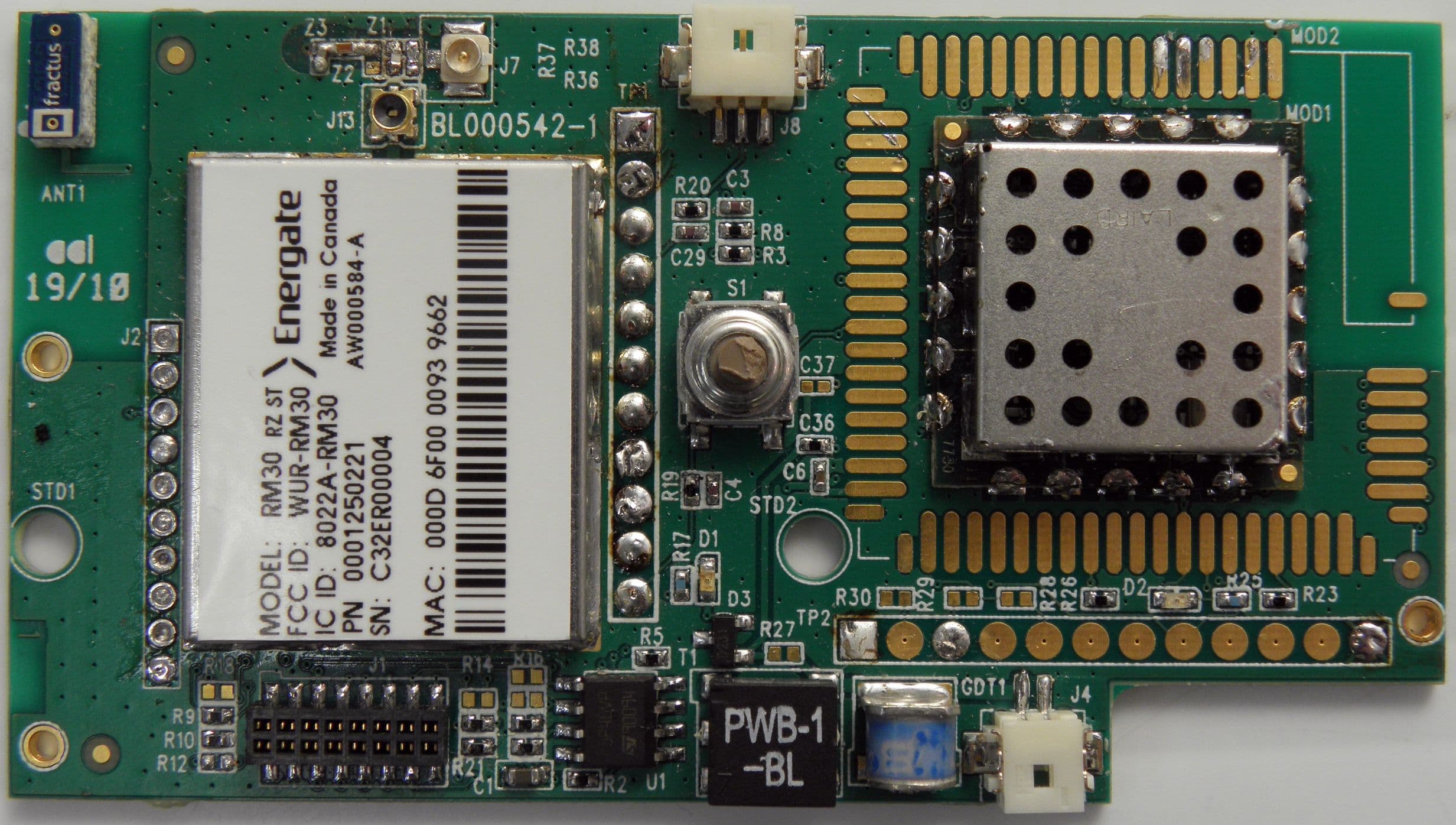 ZigBee Radio Module - FCC ID WUR-RM30 - Energate Inc. (2)
