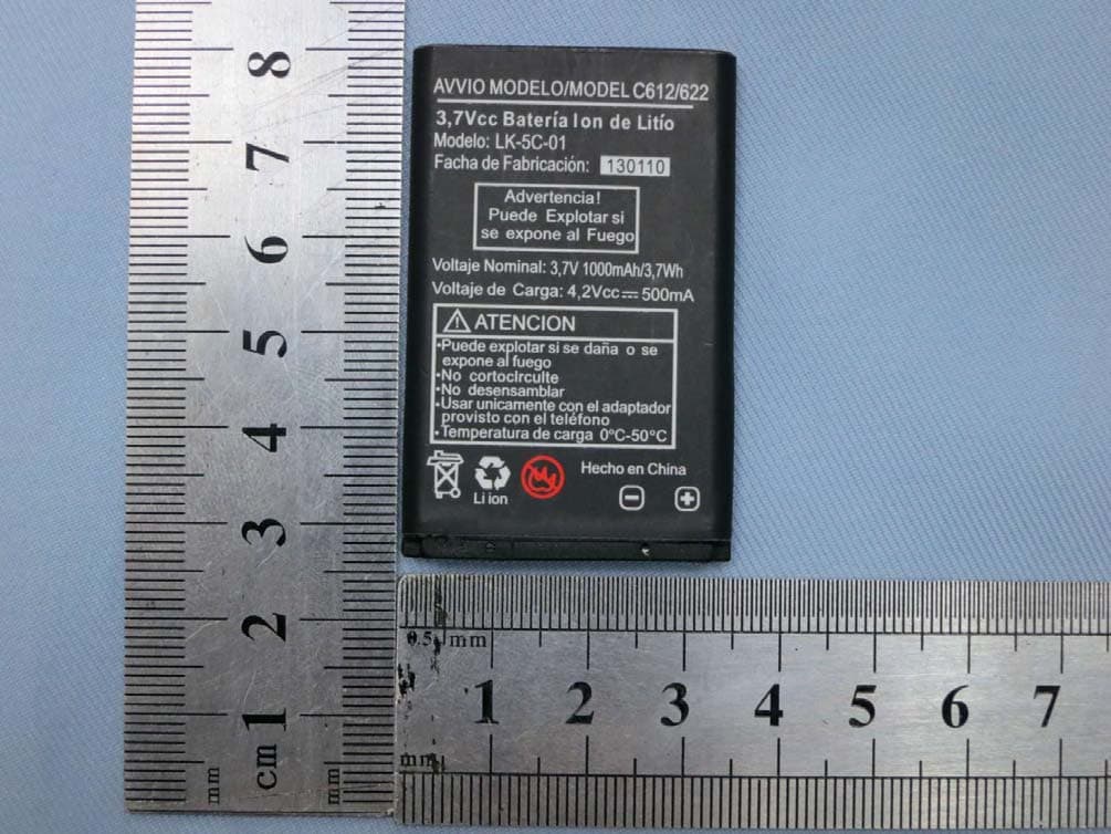 CDMA mobile phone - FCC ID WVBAC612 - Brightstar Corporation