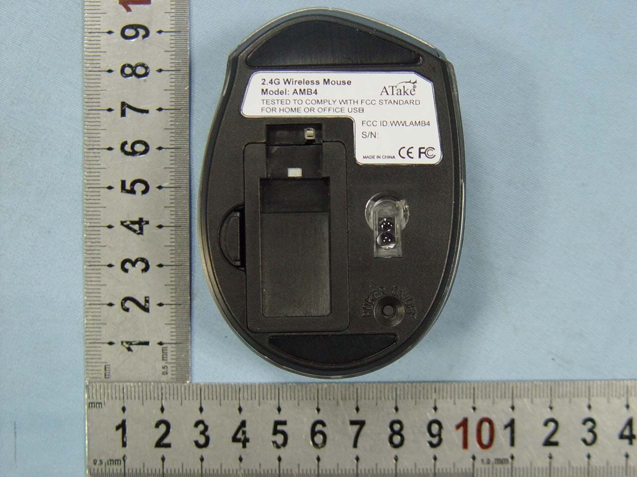 Wireless Mouse - FCC ID WWLAMB4 - ATake Digital Technology ShenZhen Co.,Ltd