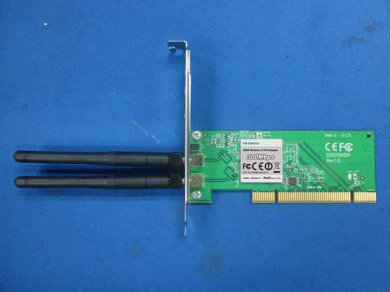 300Mbps Wireless N PCI Adapter Model No.: PW-DN551D - FCC ID WWMDN551XV3 - Proware Technologies Co Ltd.