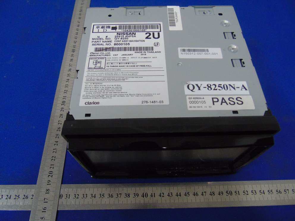 Car Navigation - FCC ID WY2QY8250 - Faurecia Clarion Electronics (Xiamen) Co., Ltd. (4)