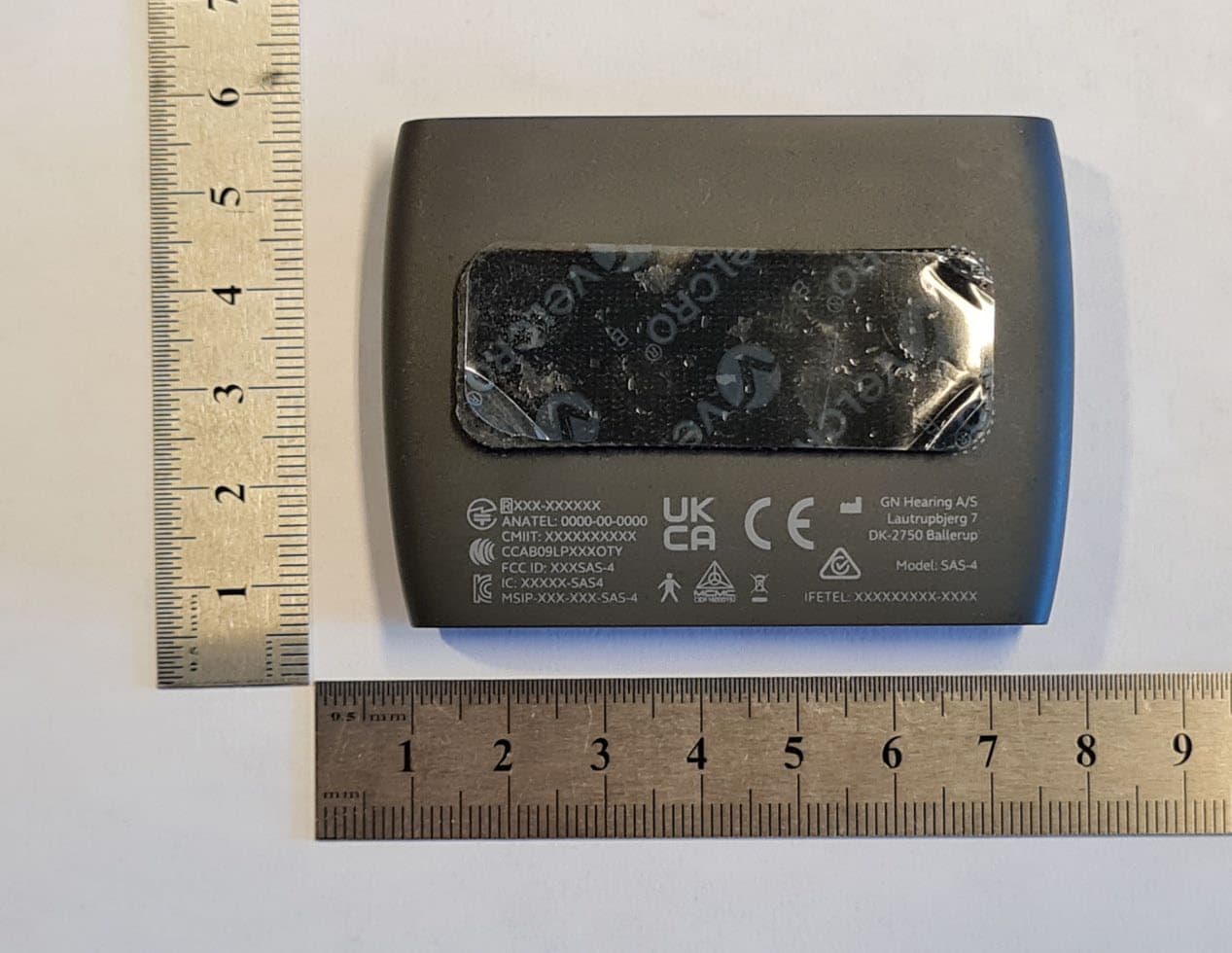 Accesory to wireless hearing instrument - FCC ID X26SAS-4 - GN Hearing A/S