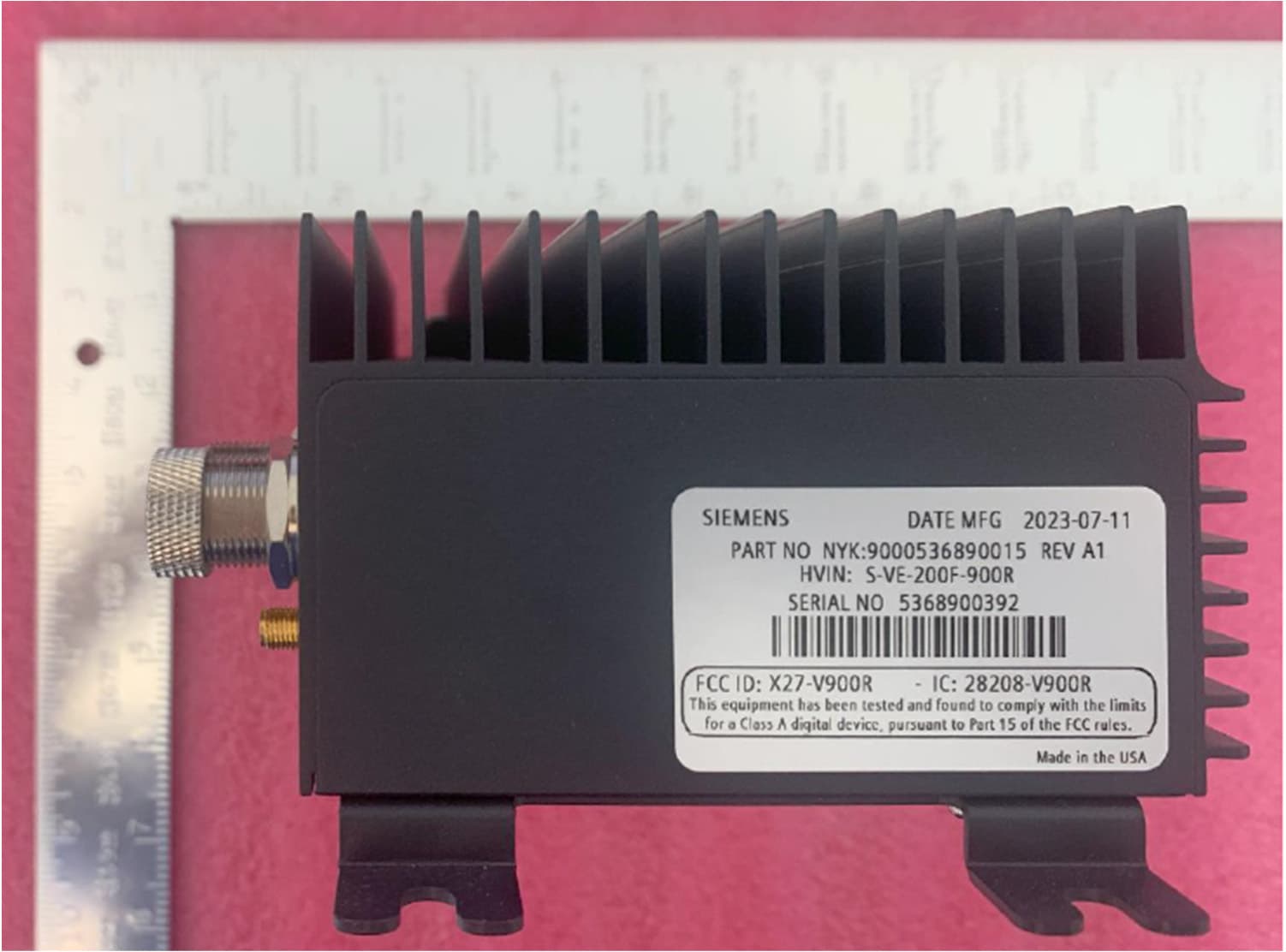 Venus-900 - FCC ID X27-V900R - Ondas Networks Inc. (4)