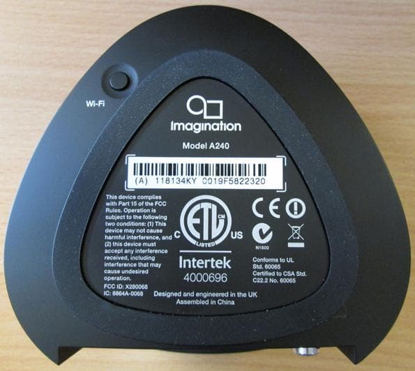 Jongo A2 - FCC ID X280068 - Imagination Technologies Ltd