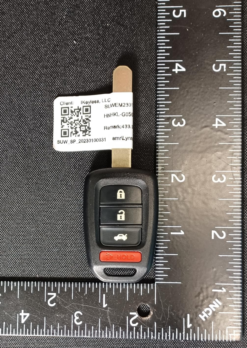 Keyless Entry Remote - FCC ID X32-HNHKG050 - iKeyless, LLC