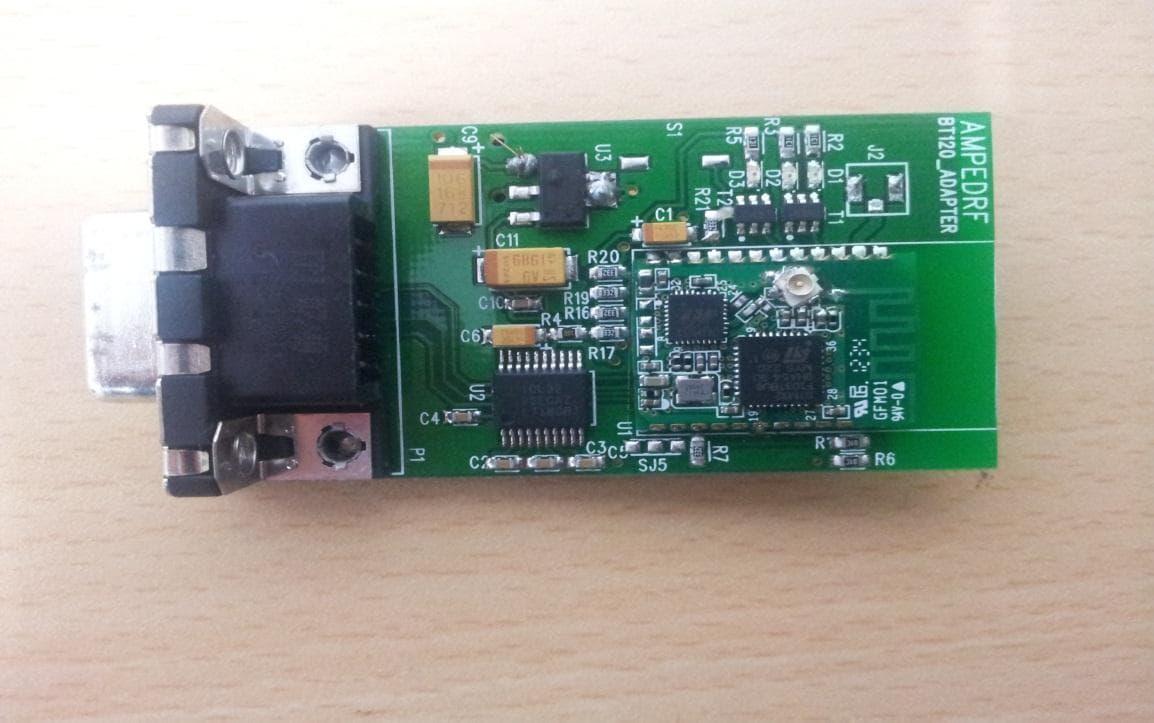 Spread Spectrum Transmitter - FCC ID X3ZBTMOD6 - Amp'ed RF Technology