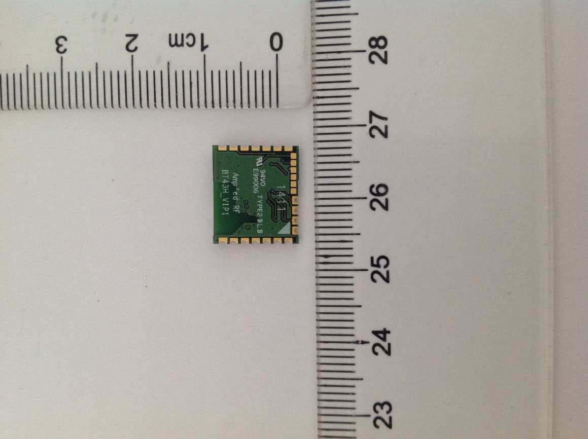 Bluetooth Module - FCC ID X3ZBTMOD7 - Amp'ed RF Technology
