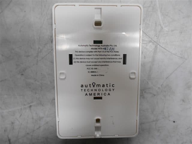 Wall Control - FCC ID X4K-WPTX5V102B - Automatic Technology (Australia) Pty. Ltd.