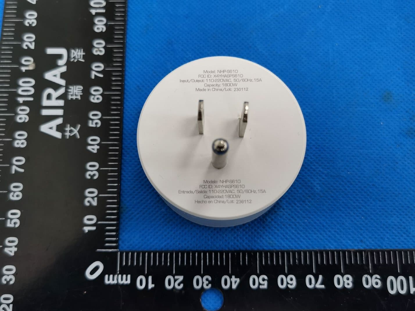 Smart single plug - FCC ID X4YHASPS610 - NEXXT SOLUTIONS