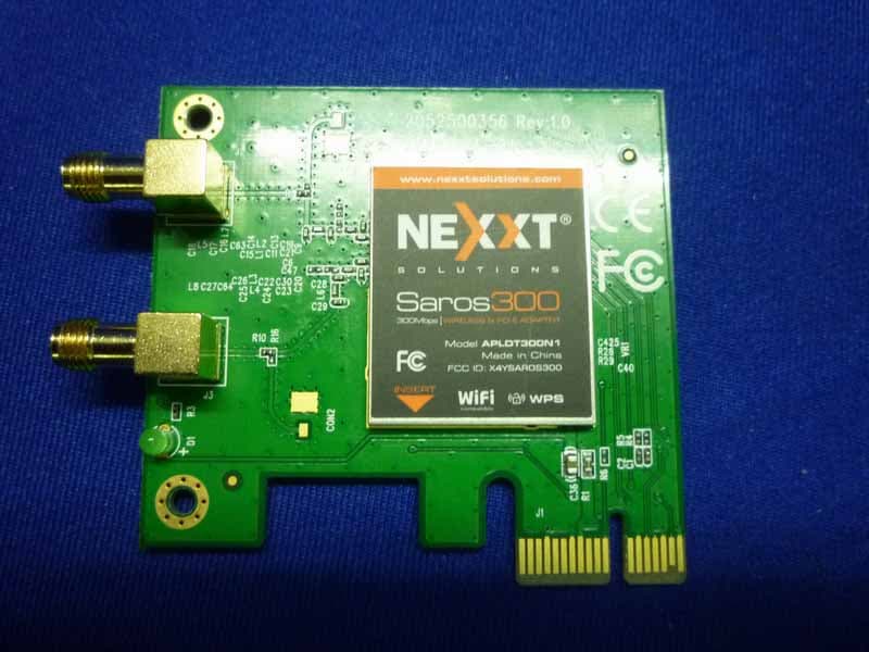 300Mbps Wireless N PCI Adapter - FCC ID X4YSAROS300 - NEXXT SOLUTIONS (2)