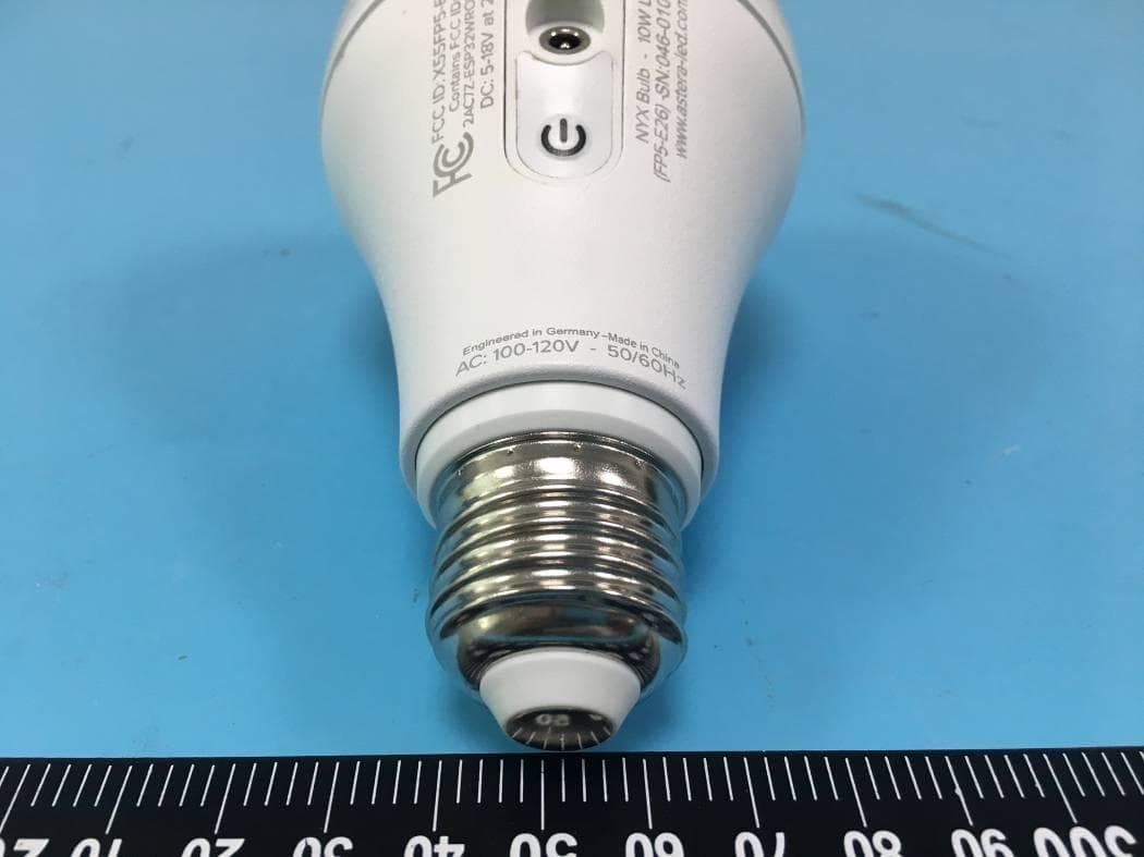 NYX Bulb - FCC ID X55FP5-E26 - Astera LED Technology GmbH