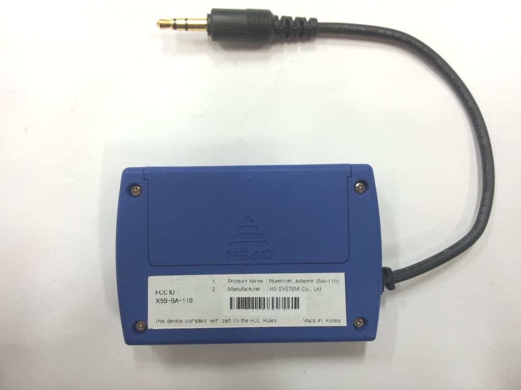 Bluetooth Adapter - FCC ID X59-BA-110 - H3 SYSTEM Co., Ltd.