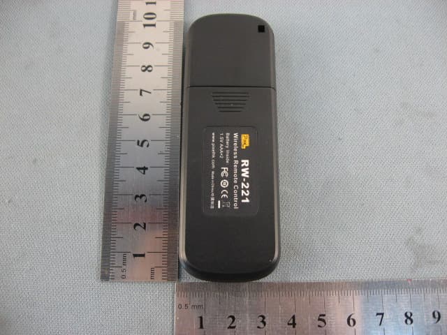 Wireless Shutter Remote Control - FCC ID X5SWSRCRW-221TX - Pixel Enterprise Limited