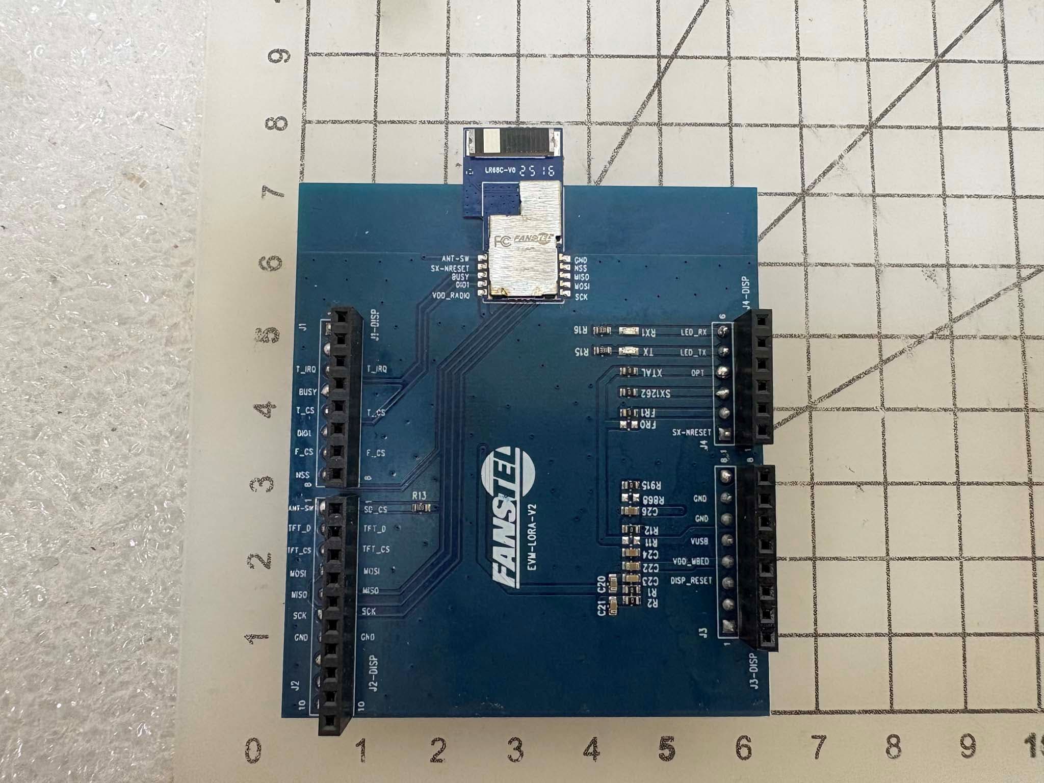 LoRa transceiver Module - FCC ID X8WLR68E - Fanstel Corporation, Taipei
