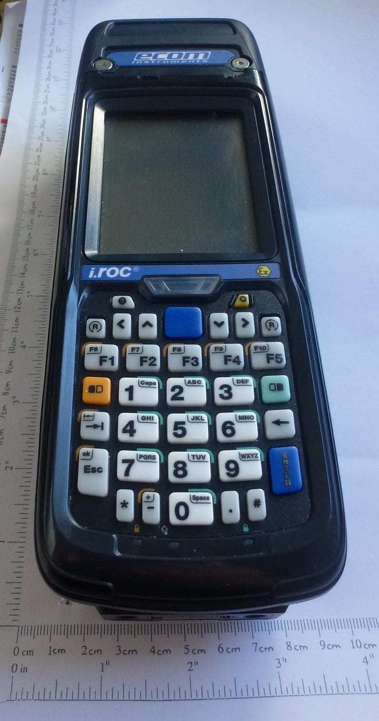 Handheld PDA Ci70 - FCC ID XAM300011GR01 - ecom instruments GmbH