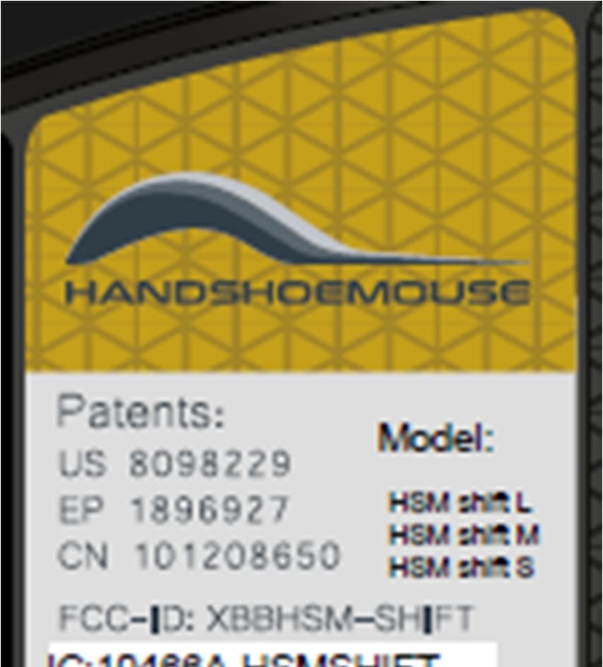 Wireless ergonomic Bluetooth mouse - FCC ID XBBHSM-SHIFT - Hippus NV