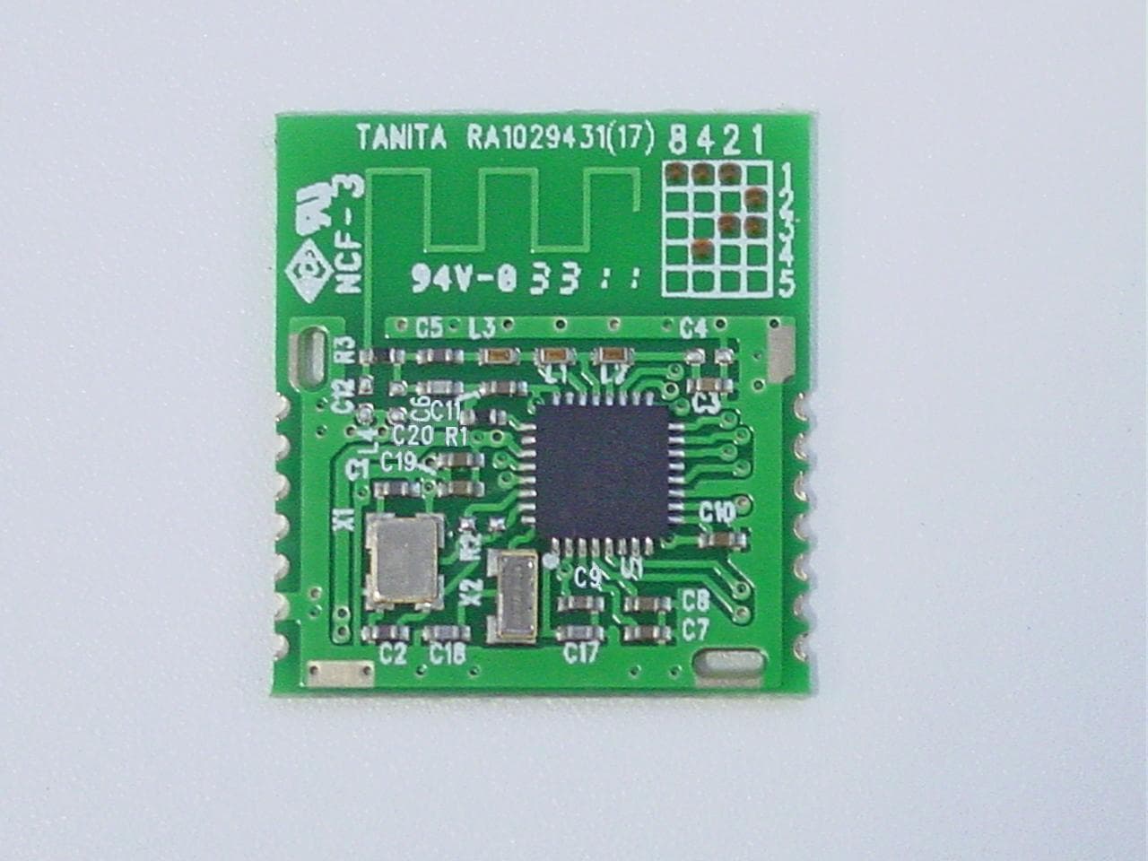 RF module - FCC ID XBXRA102 - TANITA Corporation