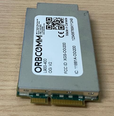 Mobile Satellite Earth Station Module operating in Inmarsat IDP satellite network - FCC ID XGS-OGI200 - ORBCOMM License Corp. (4)