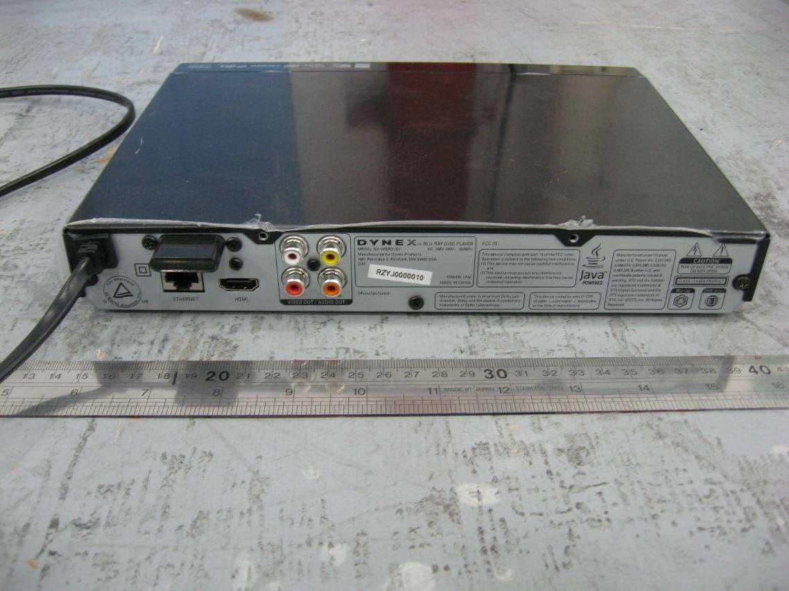 Blu-ray Disc Player - FCC ID XJGDS0012 - DESAY A & V SCIENCE AND TECHNOLOGY CO.,LTD