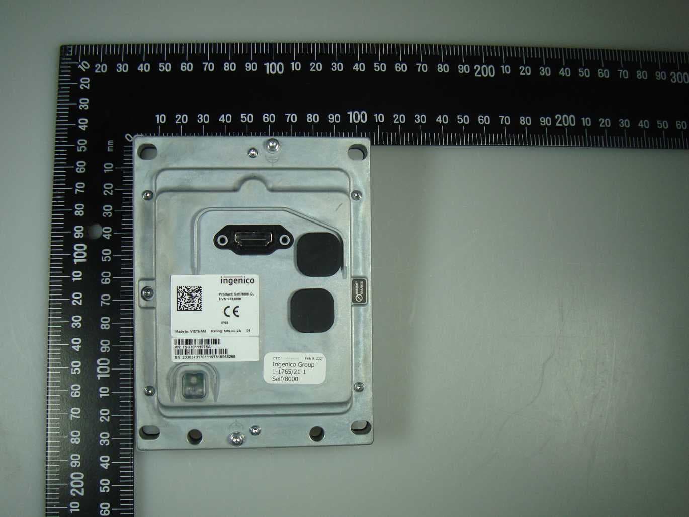 Payment Terminal - FCC ID XKB-SELF8CL - INGENICO (4)