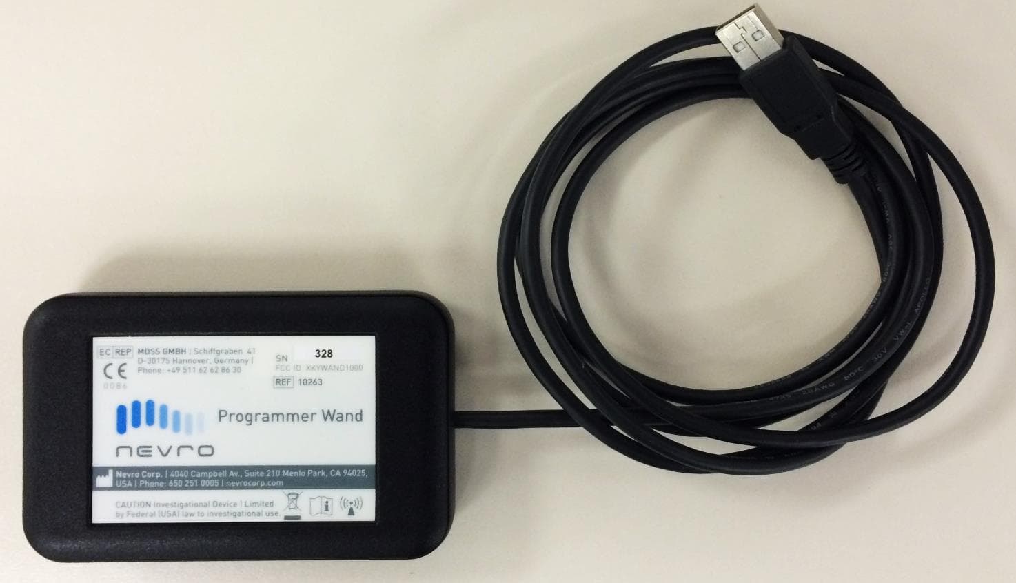 Programmer Wand - FCC ID XKYWAND1000 - Nevro Corporation