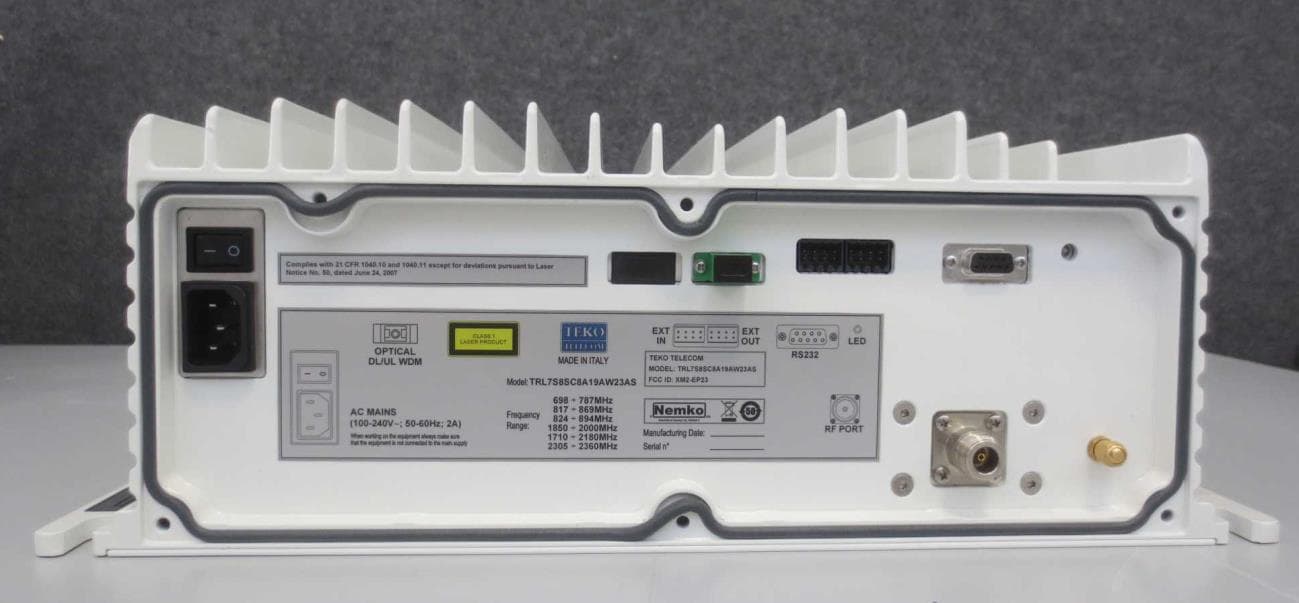 Enhanced Power Remote Unit for Optical System Booster - FCC ID XM2-EP23 - Teko Telecom Srl
