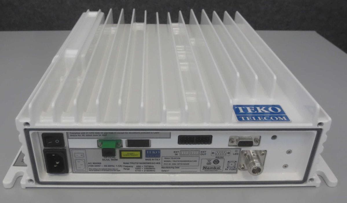 Enhanced Power Remote Unit for Optical system booster - FCC ID XM2-EP7S19AWE - Teko Telecom Srl