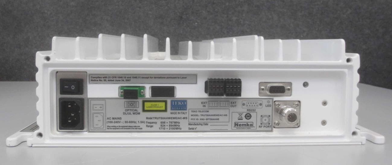 Enhanced Power Remote Unit for Optical system booster - FCC ID XM2-EP7S8AAWE - Teko Telecom Srl