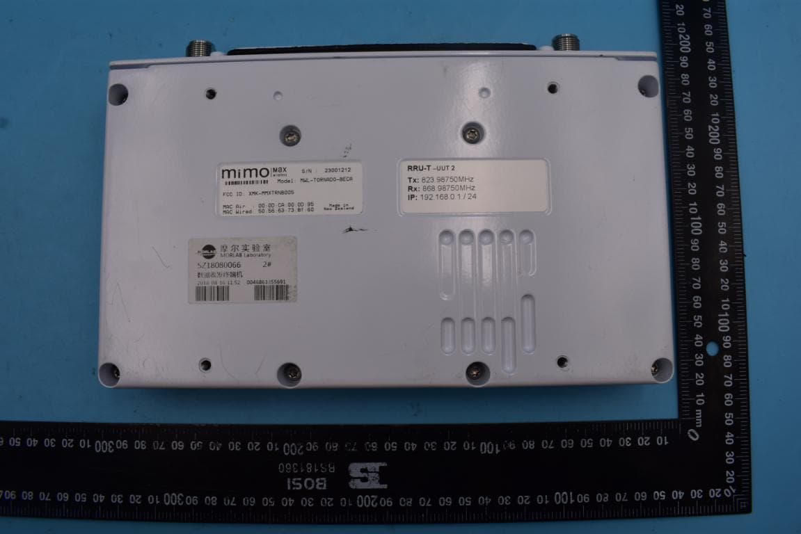 800MHz Tornado Transceiver - FCC ID XMK-MMXTRNB005 - MiMOMax Wireless Limited (4)