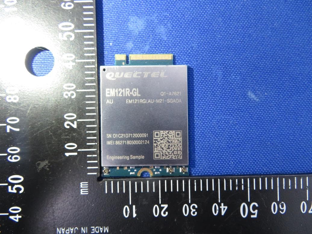 LTE-A Cat 12 M.2 Module - FCC ID XMR2021EM121RGL - Quectel Wireless Solutions Company Limited