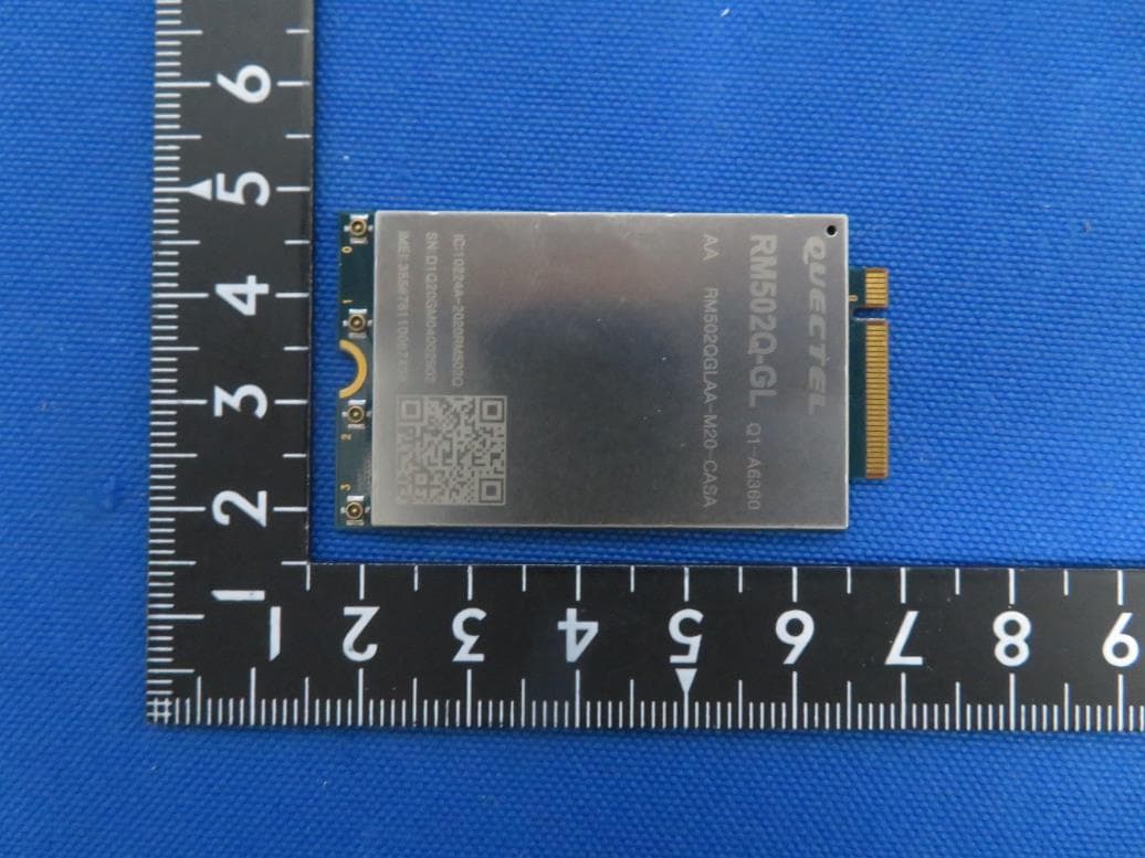 5G Sub-6 GHz M.2 Module - FCC ID XMR2021RM502QGL - Quectel Wireless Solutions Company Limited