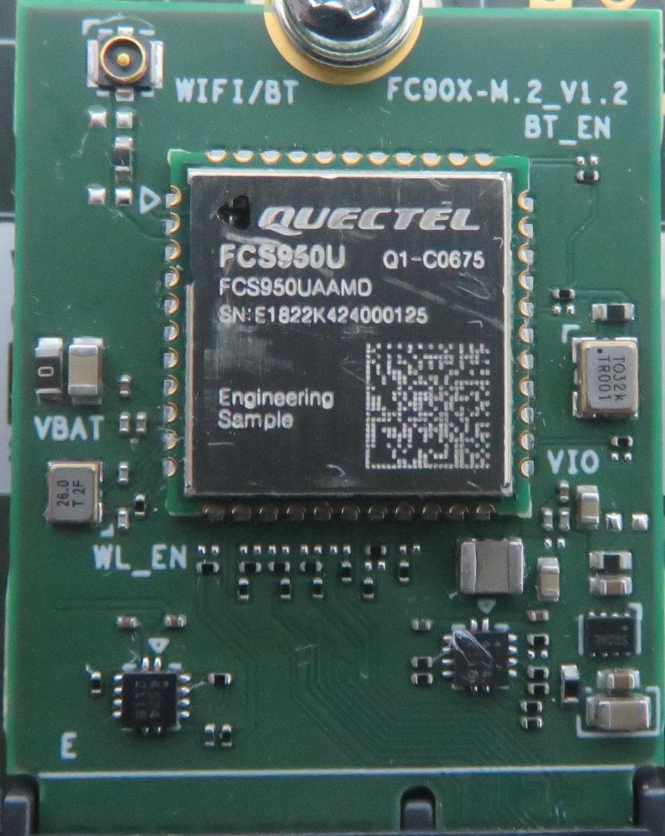 WiFi & Bluetooth Module - FCC ID XMR2023FCS950U - Quectel Wireless Solutions Company Limited
