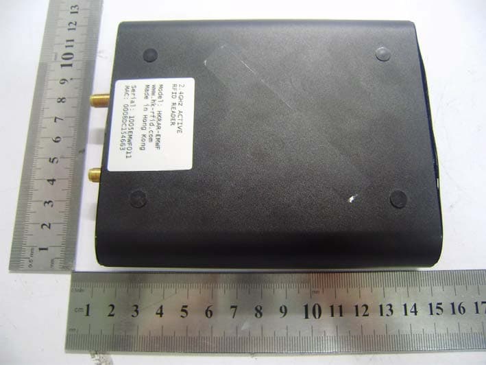 WIRELESS 2.4GHz ACTIVE RFID READER - FCC ID XNOHKRAR001 - Hong Kong RFID Ltd.