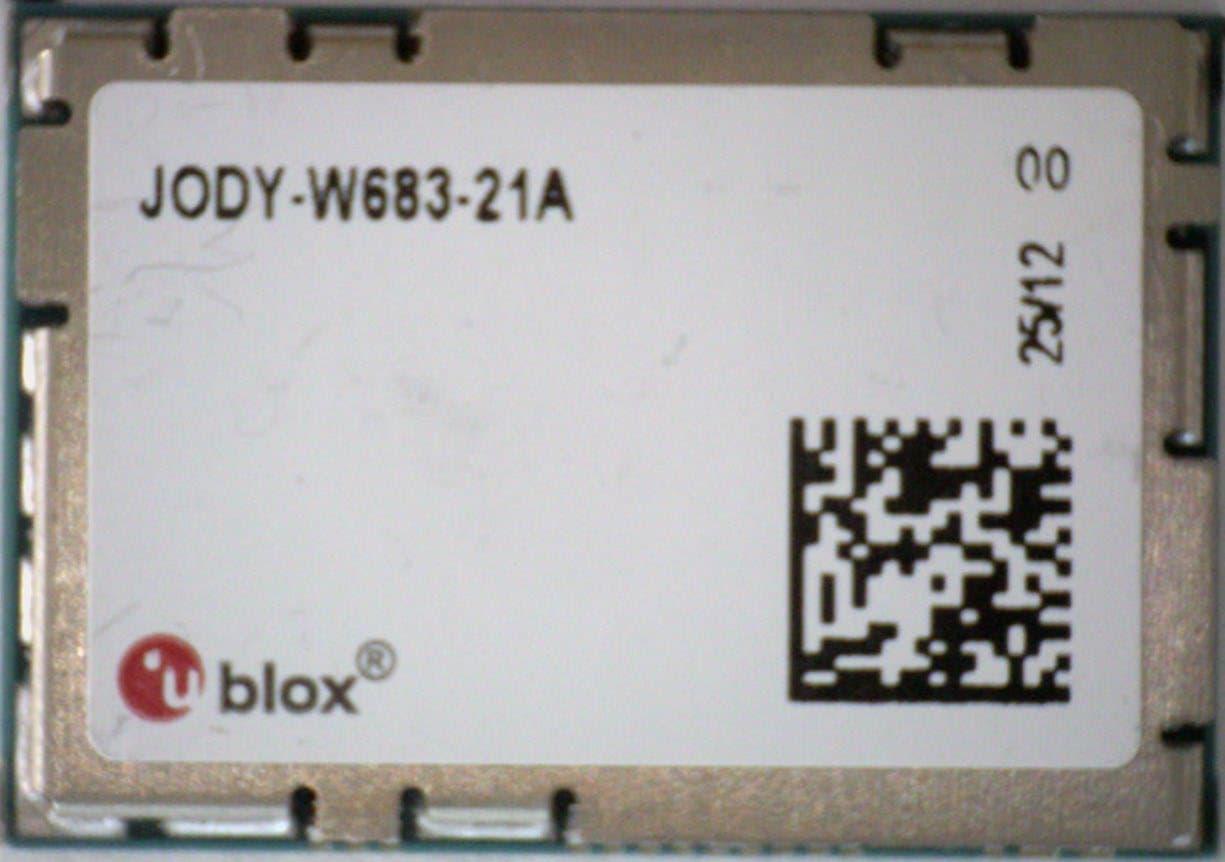 WLAN and Bluetooth module - FCC ID XPYJODYW6A - u-blox AG (3)