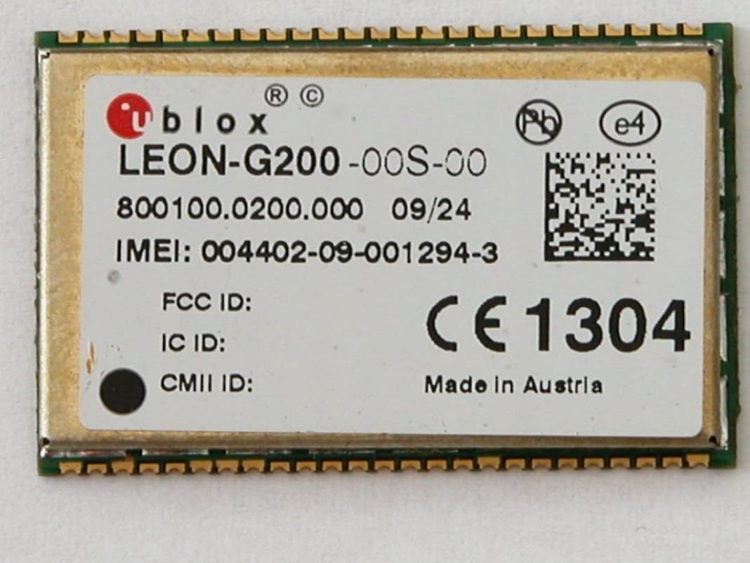 Quadband GSM/GPRS Module - FCC ID XPYLEONG200 - u-blox AG