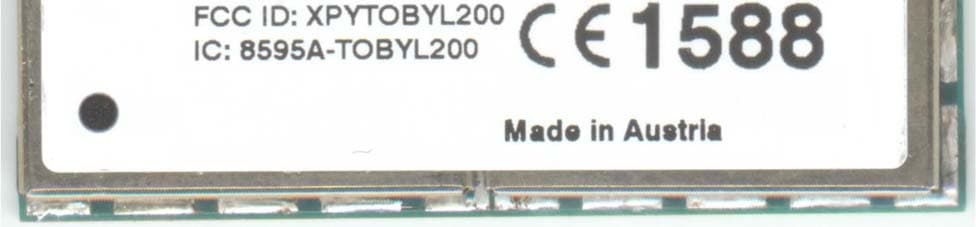 GSM/UMTS/LTE Data Module - FCC ID XPYTOBYL200 - u-blox AG (1)