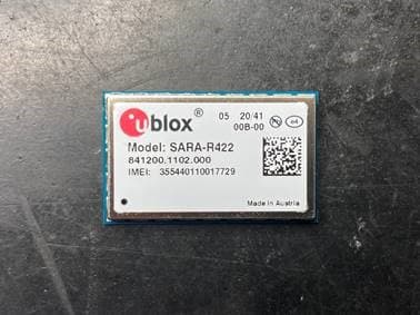 LTE Cat-M1, NB2 and 2G data only module - FCC ID XPYUBX20VA01 - u-blox AG