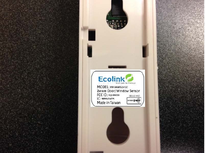 Door & Window Sensor - FCC ID XQC-DWZ25 - Ecolink Intelligent Technology, Inc.