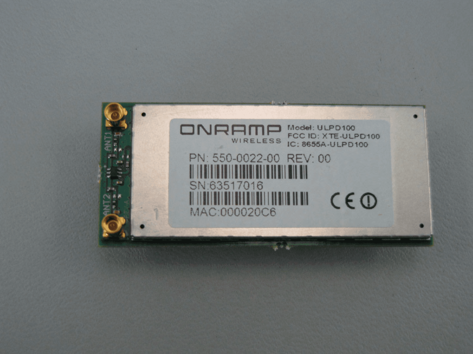 The ULP dNode is a wireless network module - FCC ID XTE-ULPD100 - Ingenu (2)
