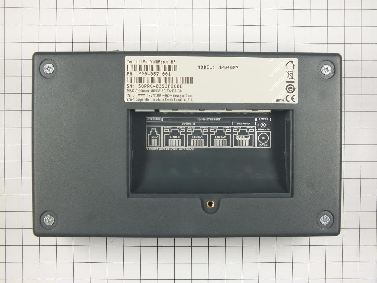 Multireader HF - FCC ID XUY0YX0MP04087 - Y Soft Corporation, a.s. (3)