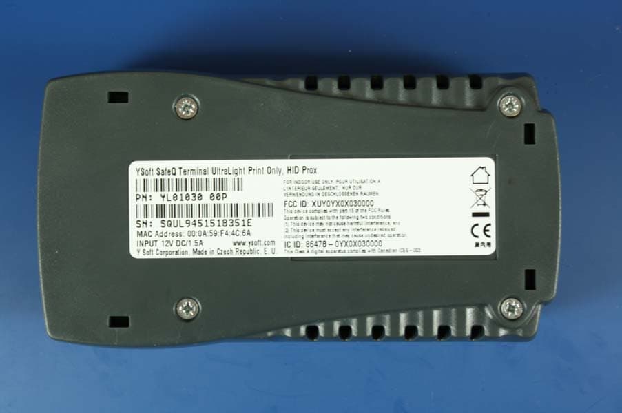 Terminal UltraLight Reader - FCC ID XUY0YX0X030000 - Y Soft Corporation, a.s. (3)