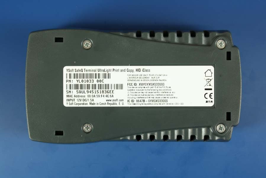 HID iClass Reader - FCC ID XUY0YX0X033000 - Y Soft Corporation, a.s. (3)