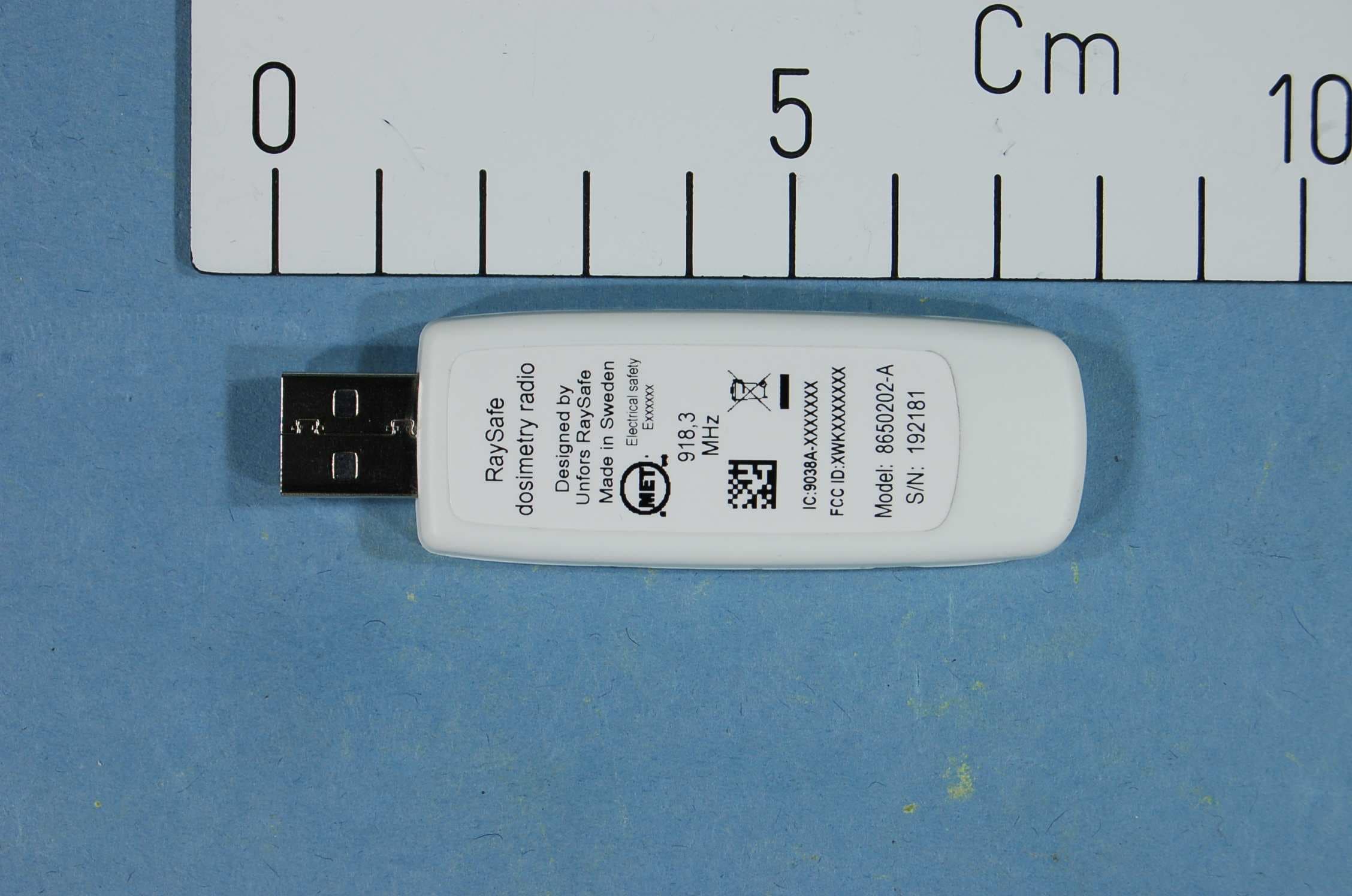 Dosimetry Radio (US) - FCC ID XWK8650202 - Unfors RaySafe AB (2)
