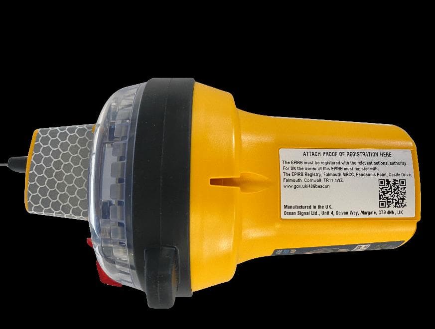 406 MHz EPIRB with 121.5 MHz homing - FCC ID XYEEPIRB2 - Ocean Signal Ltd.