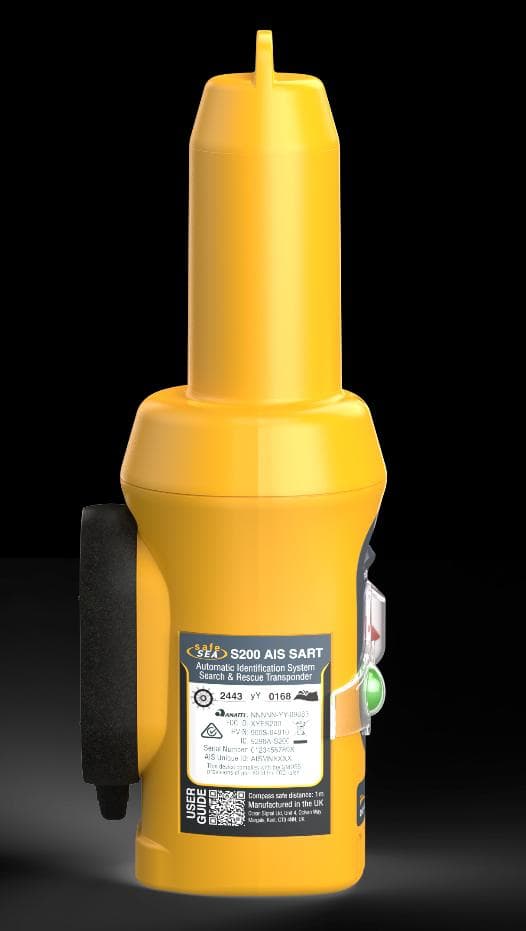 Search and Rescue Transmitter incorporating 162MHz AIS Man Overboard positioning capability - FCC ID XYES200 - Ocean Signal Ltd.